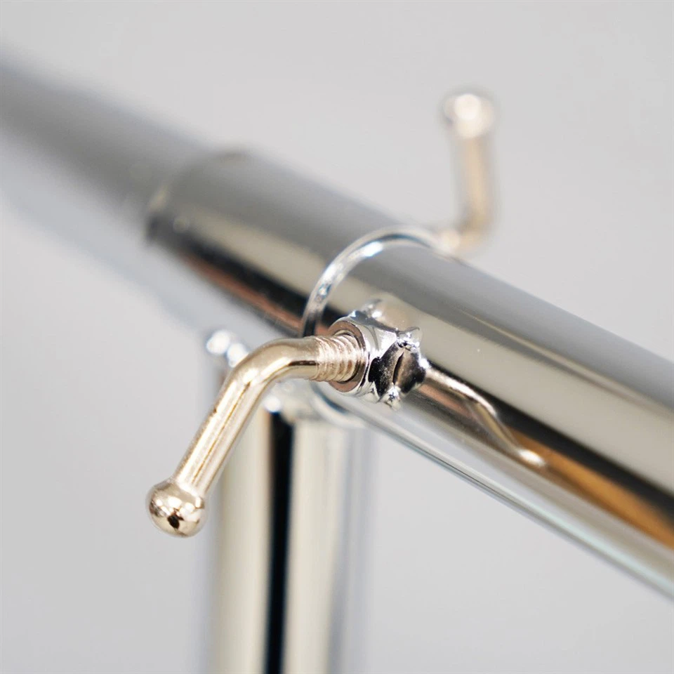 adjustable clothing rack on castors